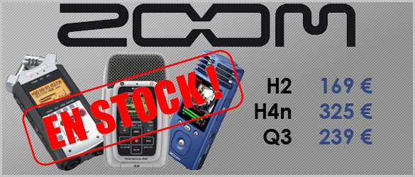 ZOOM H2, ZOOM H4n et ZOOM Q3
