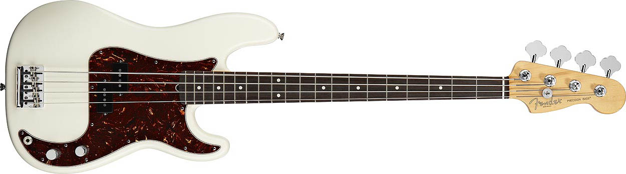 Basses Fender Precision Bass Olympic White / RW - Precision Bass