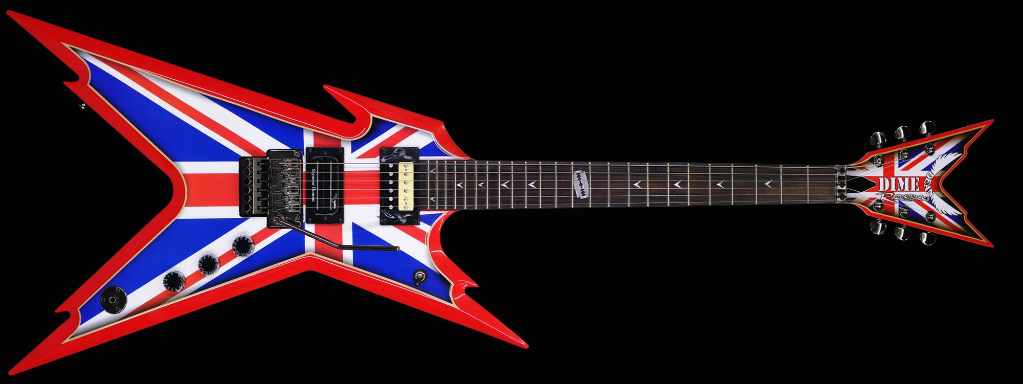 Guitares Electriques Dean Razorback Union Jack - Razorback Union