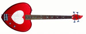 Daisy Rock - Heartbreaker Bass Short Scale Red hot red
