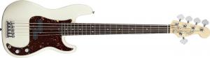 Fender - Custom Shop - Precision Bass V Olympic White / RW
