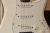 		Fender - Artist Signature - Jeff Beck signature White Rosewood
		