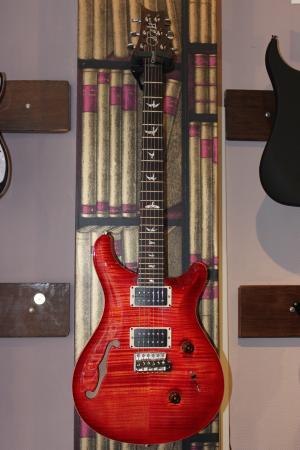 PRS - Custom 24 Semi-Hollow Birds 10 Top Blood Orange
