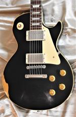Gibson Les Paul   aged 58 black over gold   anne 2017