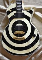 Gibson Les Paul ZAKK WYLDE  BULL EYE  ddicace  anne 2011