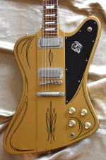 Gibson FIREBIRD  V 69   GOLD TOP PINSTRIPED AGED anne 2016