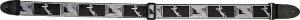 Fender - Sangle Monogramme Noir - Gris - Gris
