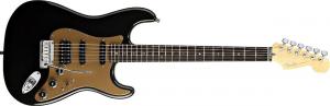 Fender - American Deluxe - Stratocaster HSS Montego Black RW
